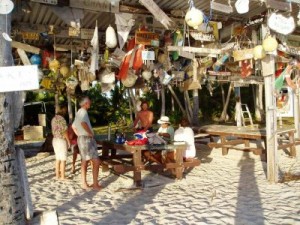 The shack on Cocos Keeling