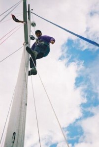 Jason up the mast