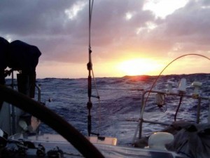 Sunset in the Indian Ocean