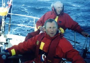 Alex at the helm