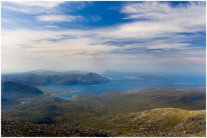 Atlantic coast of South Harris from Clisheam