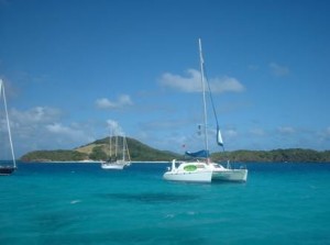 Anchorage at Tobago Cays