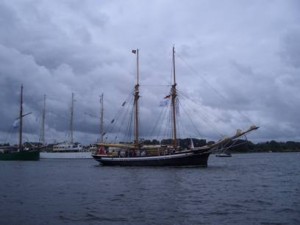 The parade of sail