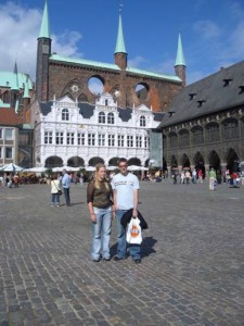 The town hall in Lubeck