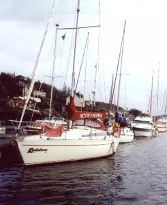 Kookaburra alongside at Tarbert