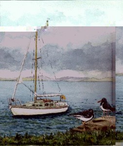 Anchorage east of Flotta