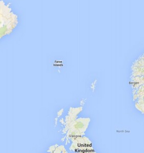 Map of North Atlantic