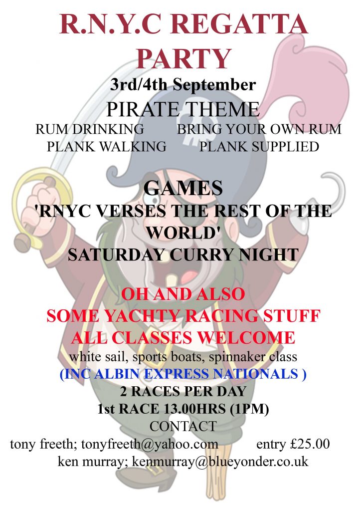 RNYC Regatta poster