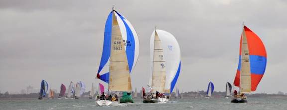 Downwind on the last day off S Ryde Middle